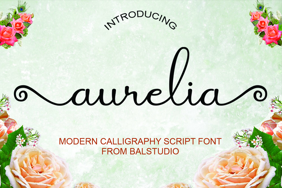 Example font Aurelia #1